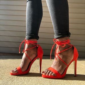 “Eleri” Ankle Wrap Stiletto